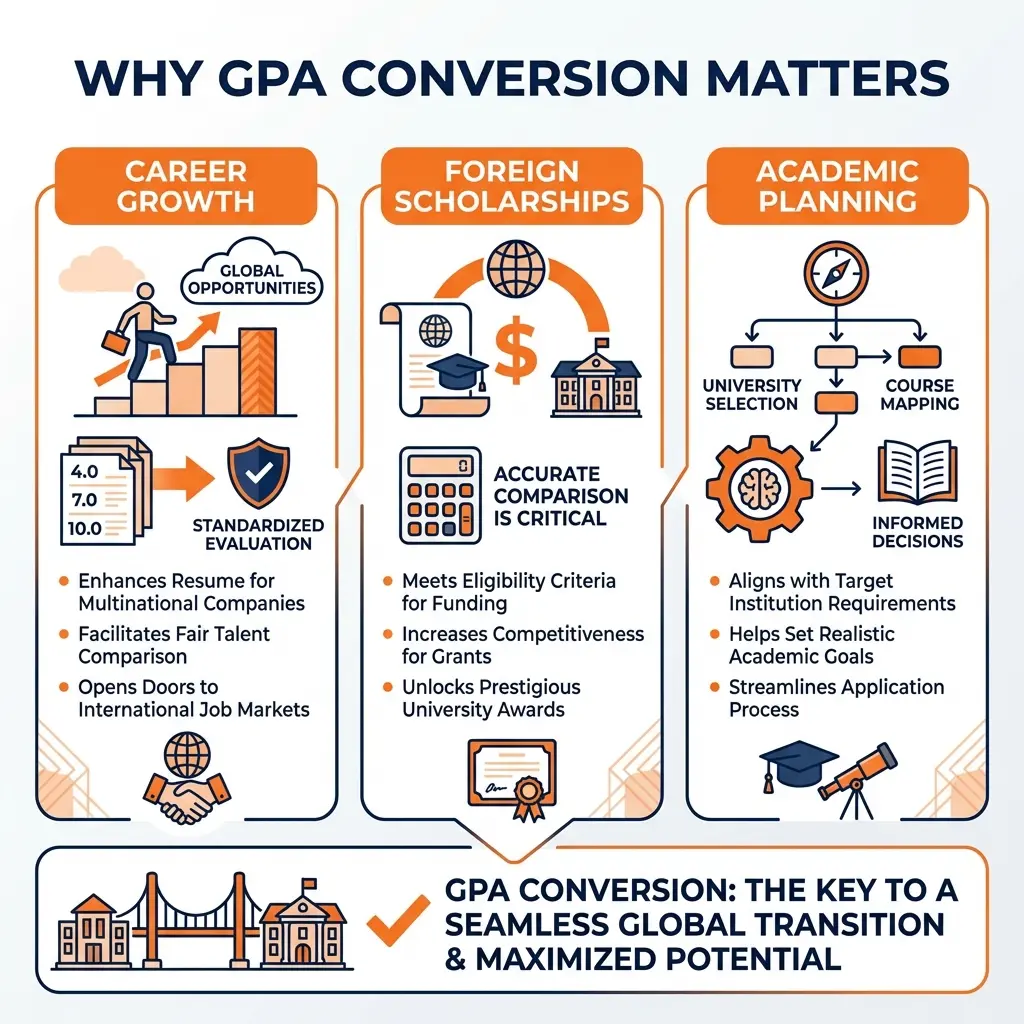 Percentage To CGPA Conversion Infographic